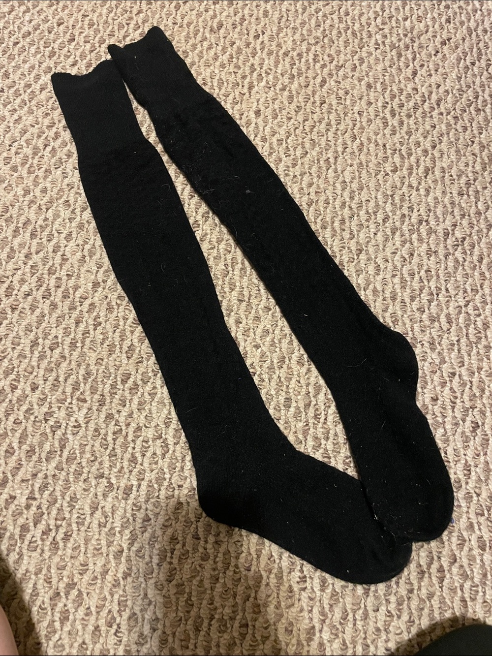 Black Over-the-Knee Socks